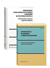PAKIET: Gwarancje bankowe i ubezpieczeniowe + Obowiązki firm inwestycyjnych i banków w systemie MiFID II. Stanowiska i wytyczne organów nadzoru